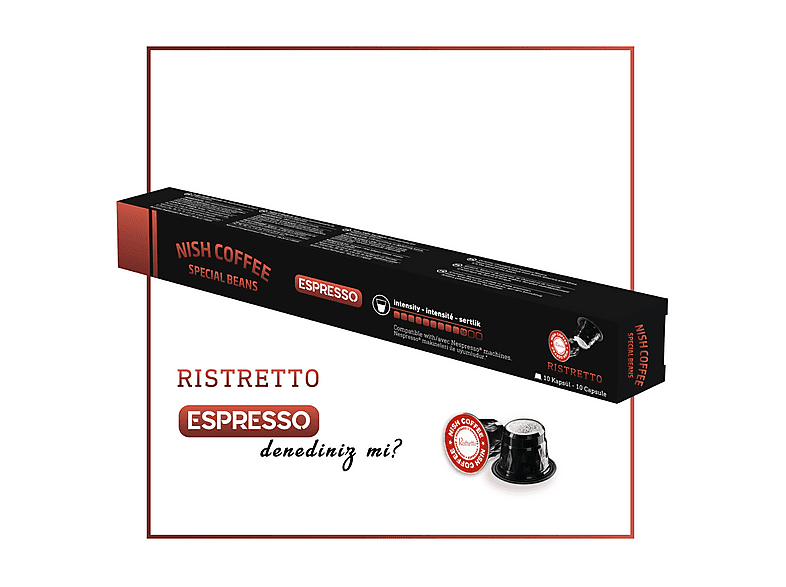 NISH Kapsül Kahve Ristretto 10 Adet Nespresso Uyumlu Fiyat