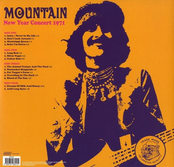 Mountain - Live In The 70s (Clear Vinyl 2LP)  - (Vinyl)