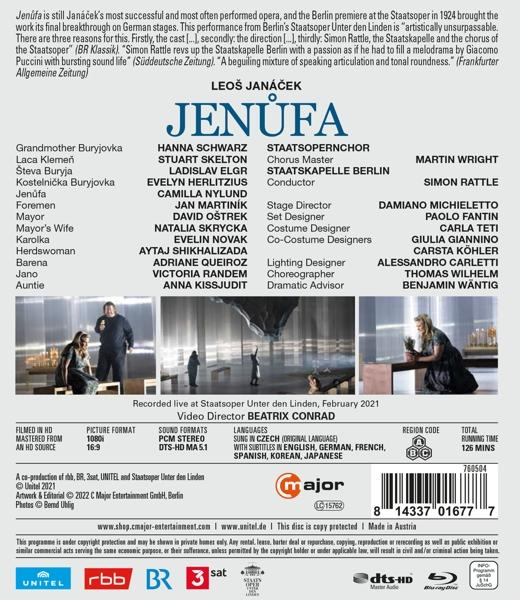 Nylund/Herlitzius/Rattle/Staatskapelle Berlin/+ | Jenufa - (Blu-ray ...