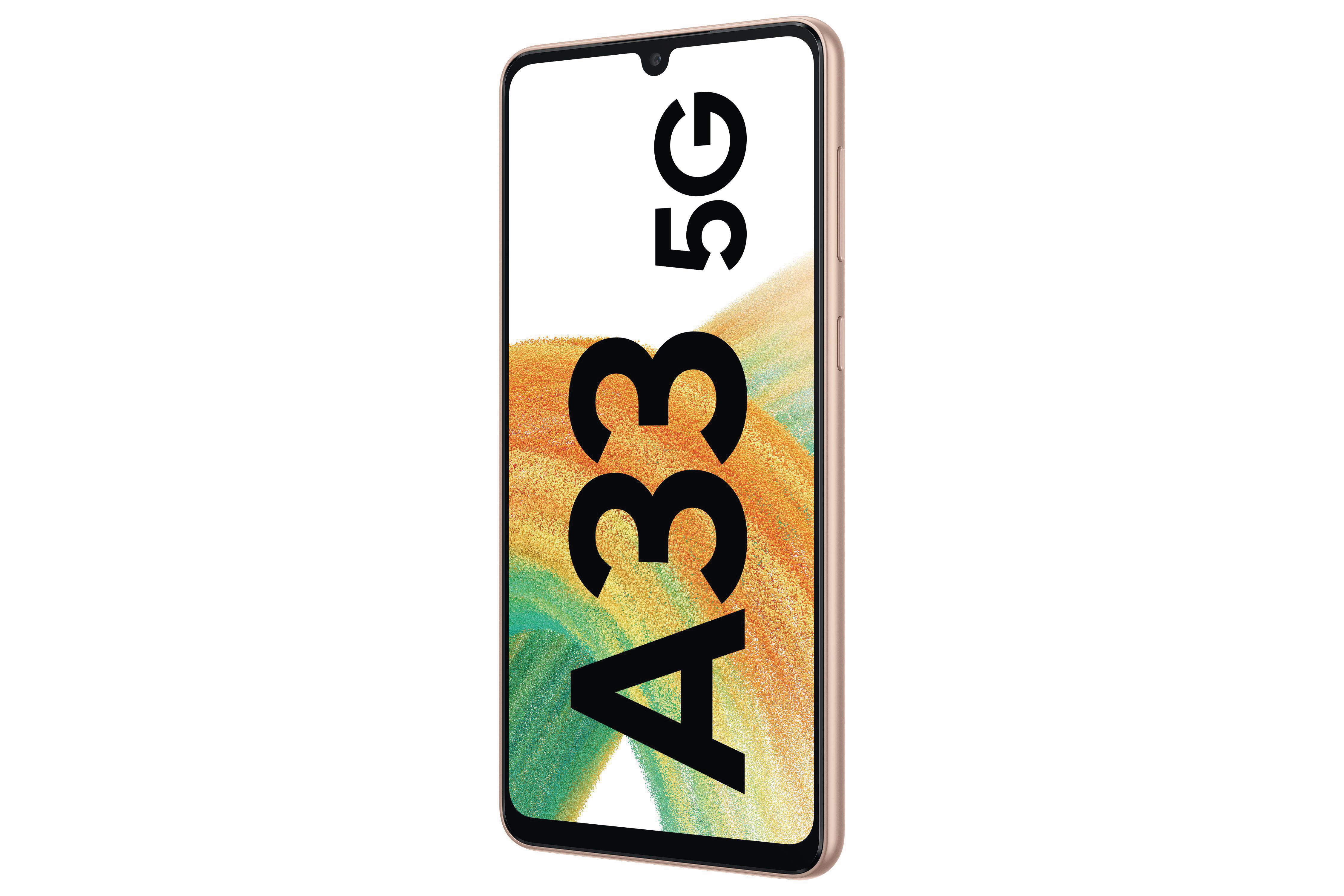 Dual SAMSUNG SIM Peach Awesome A33 128 Galaxy GB