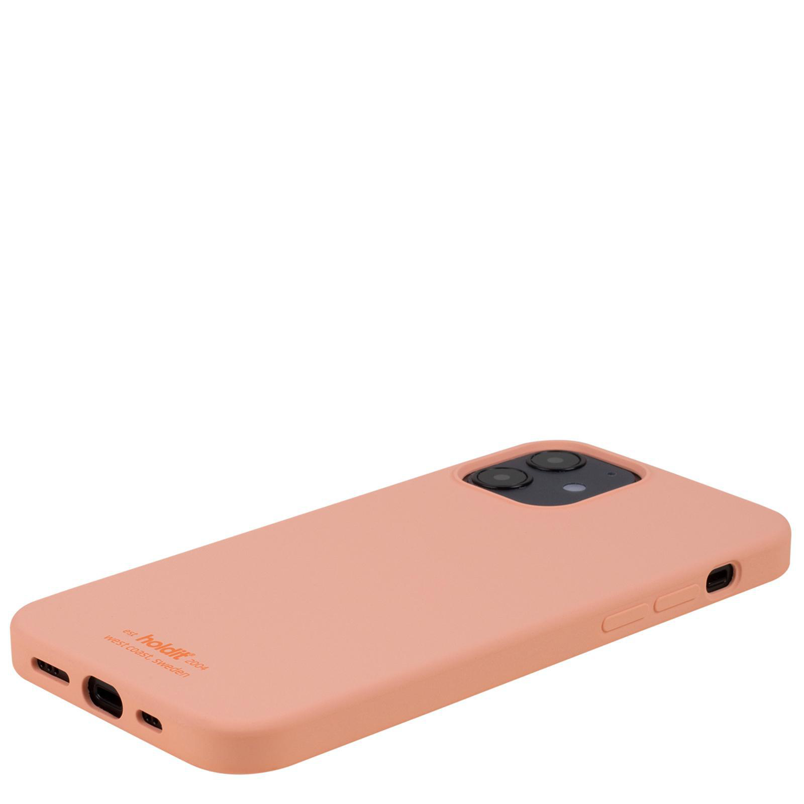 HOLDIT Silicone, 12/12 Pro, Pink Apple, Peach Backcover, iPhone