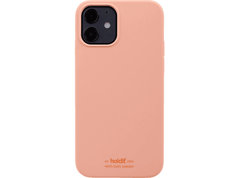 HOLDIT Silicone, Backcover, Apple, iPhone Peach Pro, 12/12 Pink