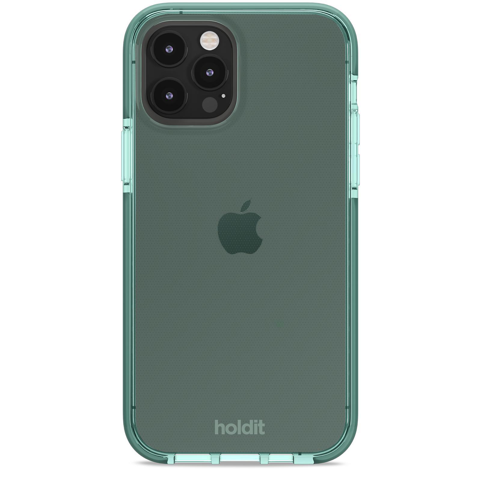 HOLDIT Seethru, Backcover, Apple, iPhone 12/12 Pro, Grün/Transparent