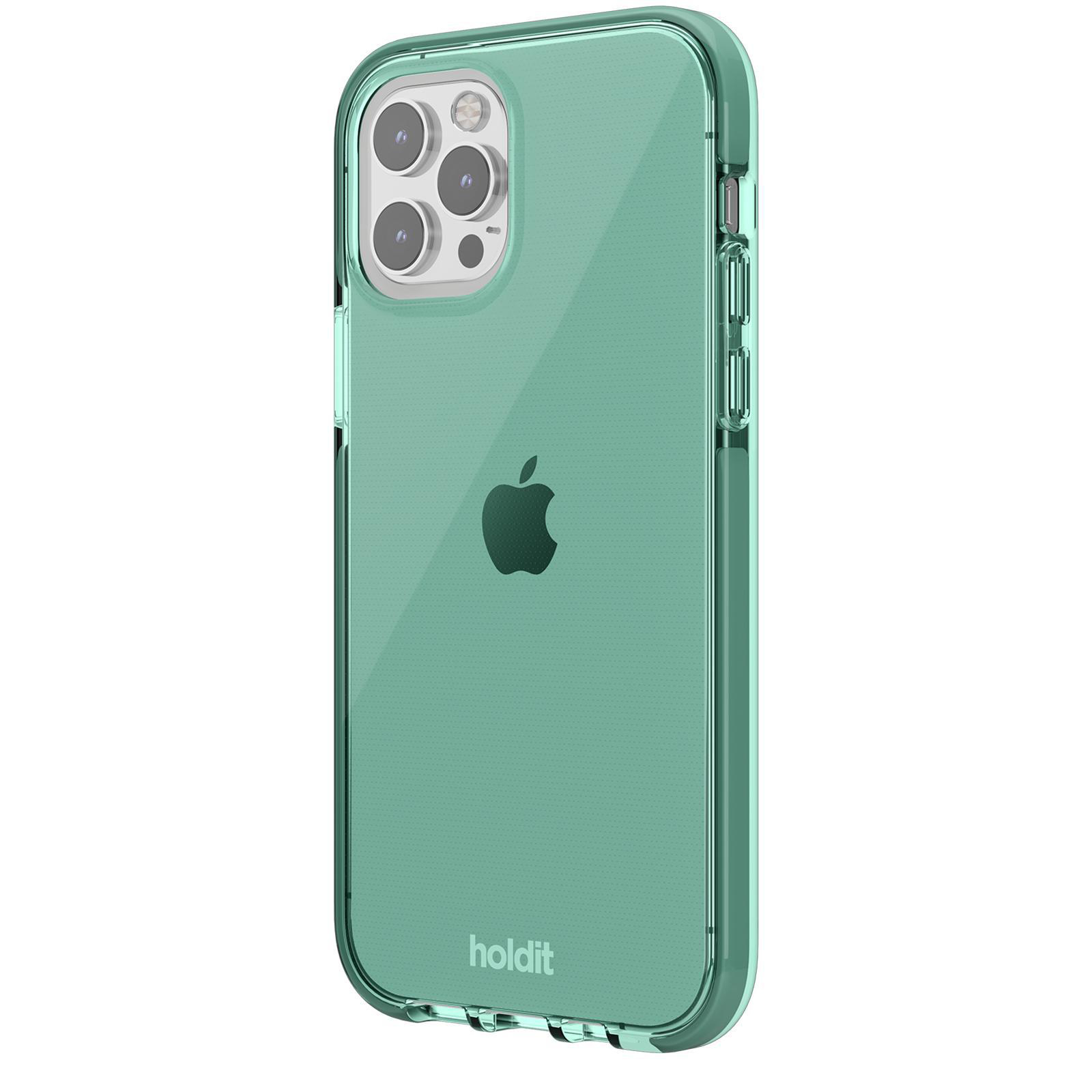 HOLDIT Seethru, Backcover, Apple, iPhone 12/12 Pro, Grün/Transparent