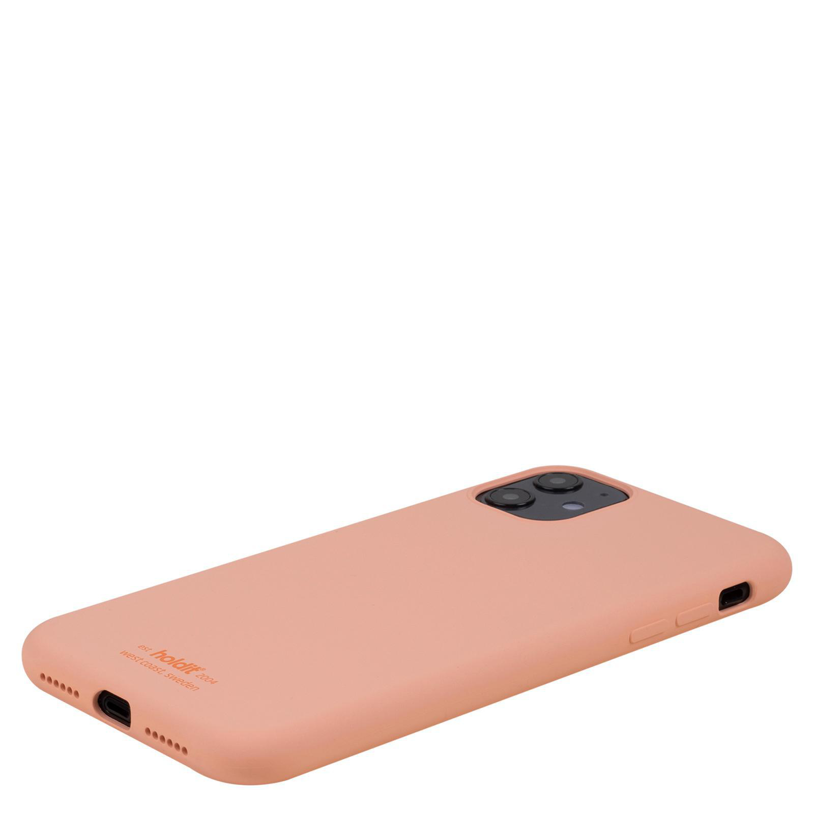 HOLDIT Silicone, Backcover, Apple, iPhone 11, Pink Peach