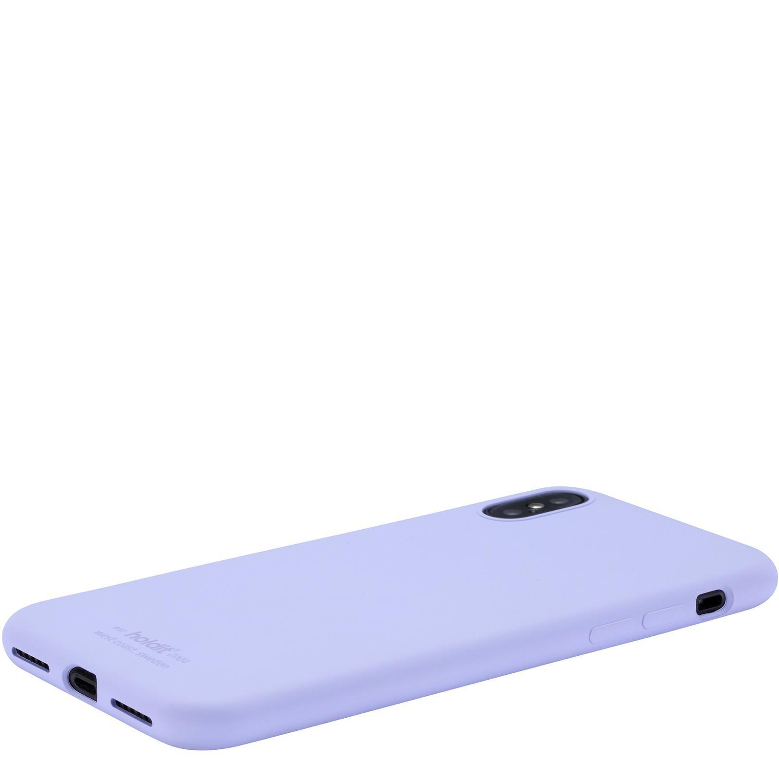 HOLDIT Silicone, X, iPhone XS Apple, Backcover, Lavendel 