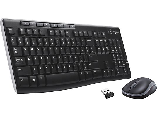 LOGITECH Wireless Combo MK270, swiss - Set mouse e tastiera wireless