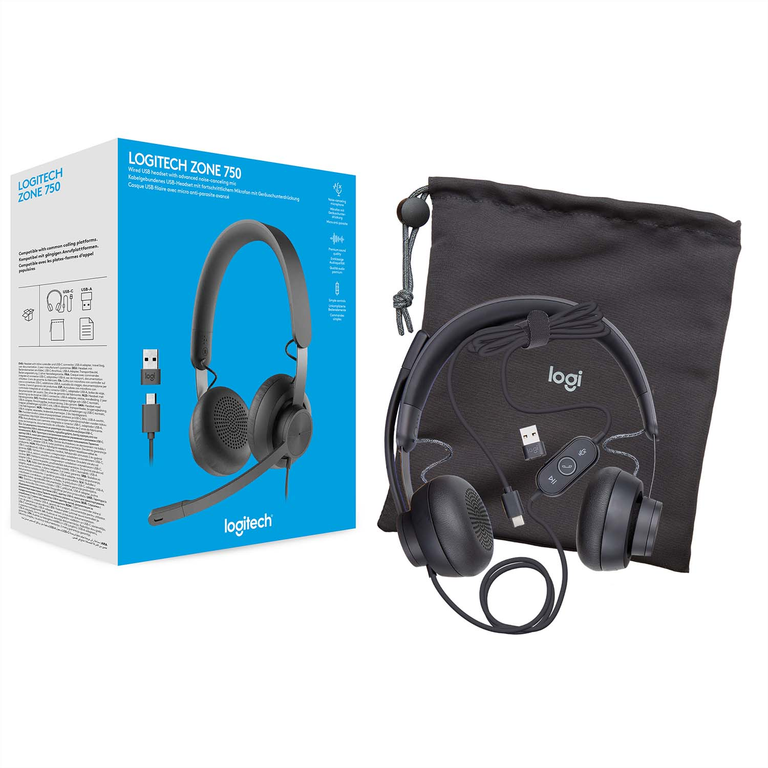 LOGITECH Zone 750 - Headset 