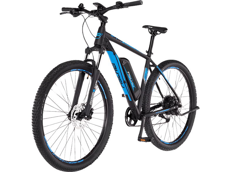 FISCHER MONTIS EM 1724 29 Herren-Rad, Mountainbike Zoll, Schwarz/Blau) Wh, (Laufradgröße: 422