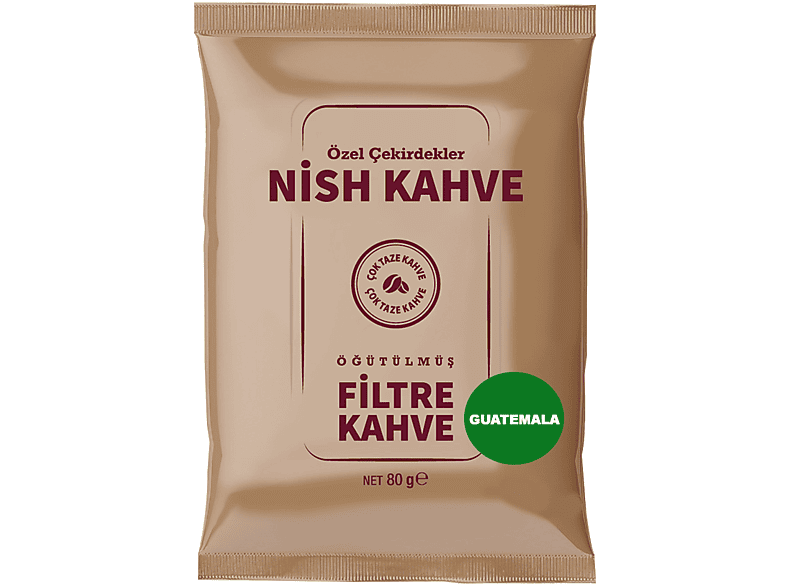 NISH Filtre Kahve Tadım Seti Guatemala, Kolombiya, Etiyopya, Brazil 4 x 80gr_2