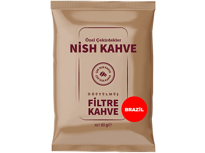 NISH Filtre Kahve Tadım Seti Guatemala, Kolombiya, Etiyopya, Brazil 4 x 80gr_3