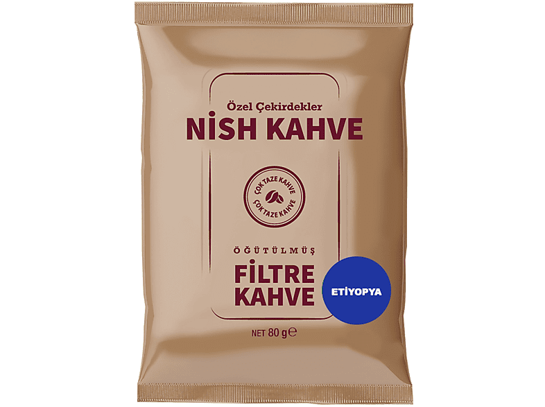 NISH Filtre Kahve Tadım Seti Guatemala, Kolombiya, Etiyopya, Brazil 4 x 80gr_4