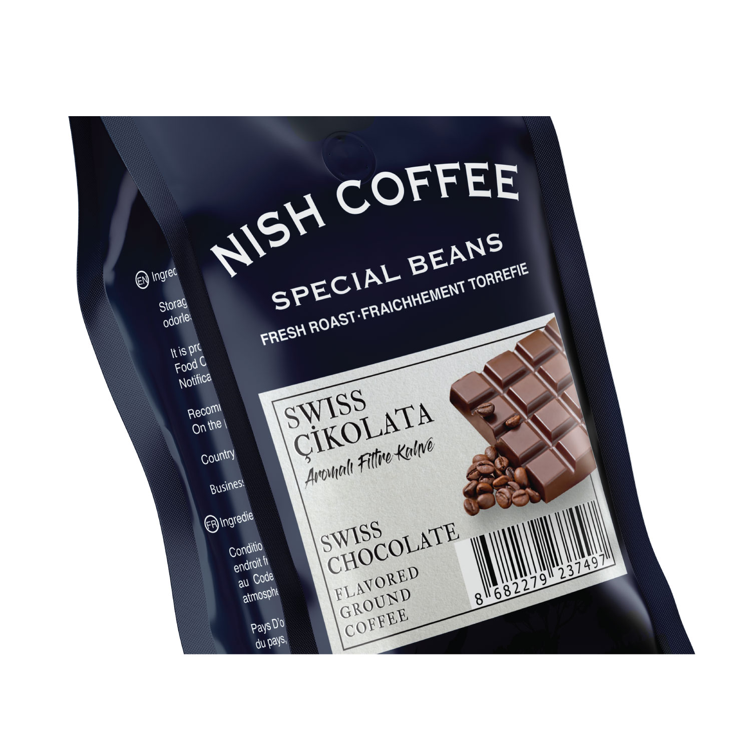 NISH Aromalı Filtre Kahve Swiss Çikolata 250 gr