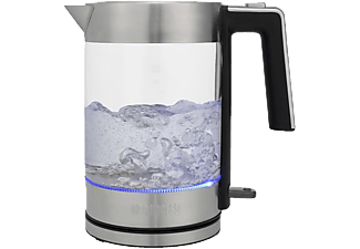 PRINCESS 236041 London - Bollitore in vetro (1.7 l, Trasparente/argento)