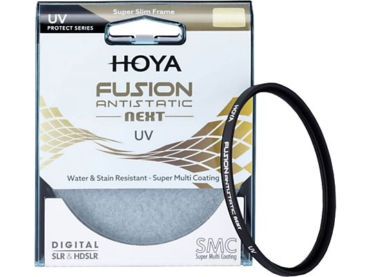 HOYA Fusion Antistatico Next UV 49 mm - Filtro protettivo (Nero)