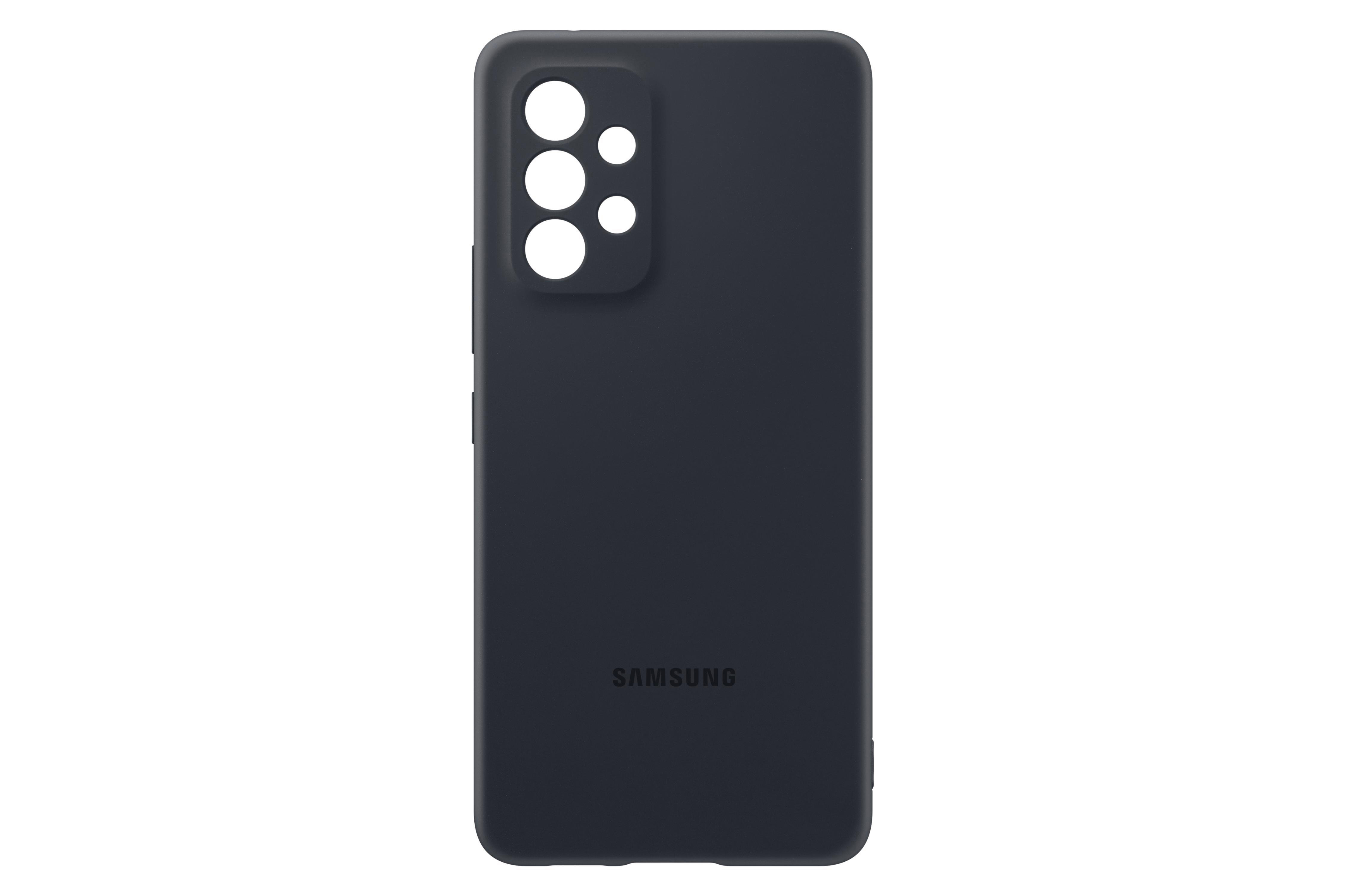 SAMSUNG Silicone Cover, A53 Samsung, Backcover, 5G, Black