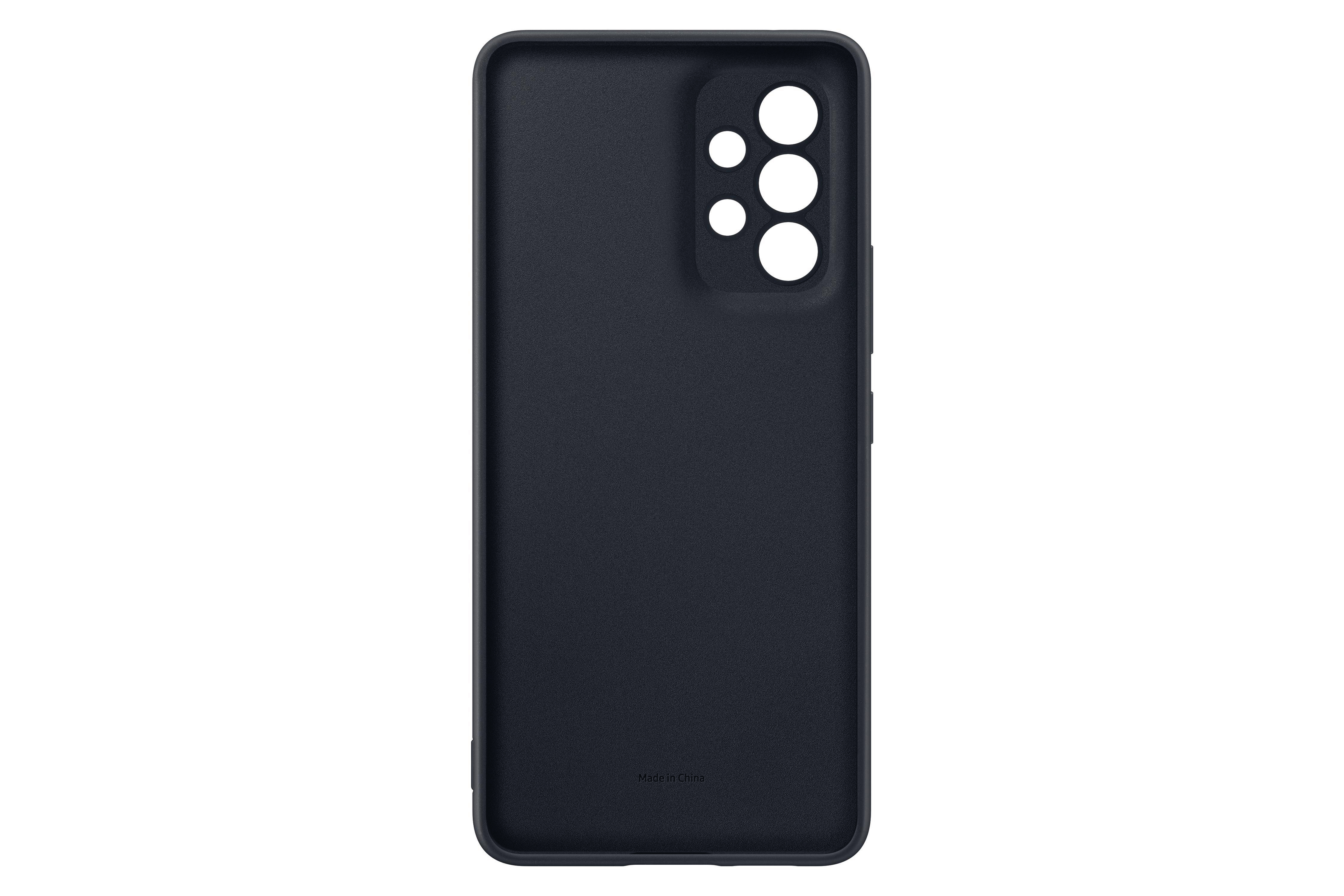 SAMSUNG Silicone Cover, Samsung, Black A53 Backcover, 5G