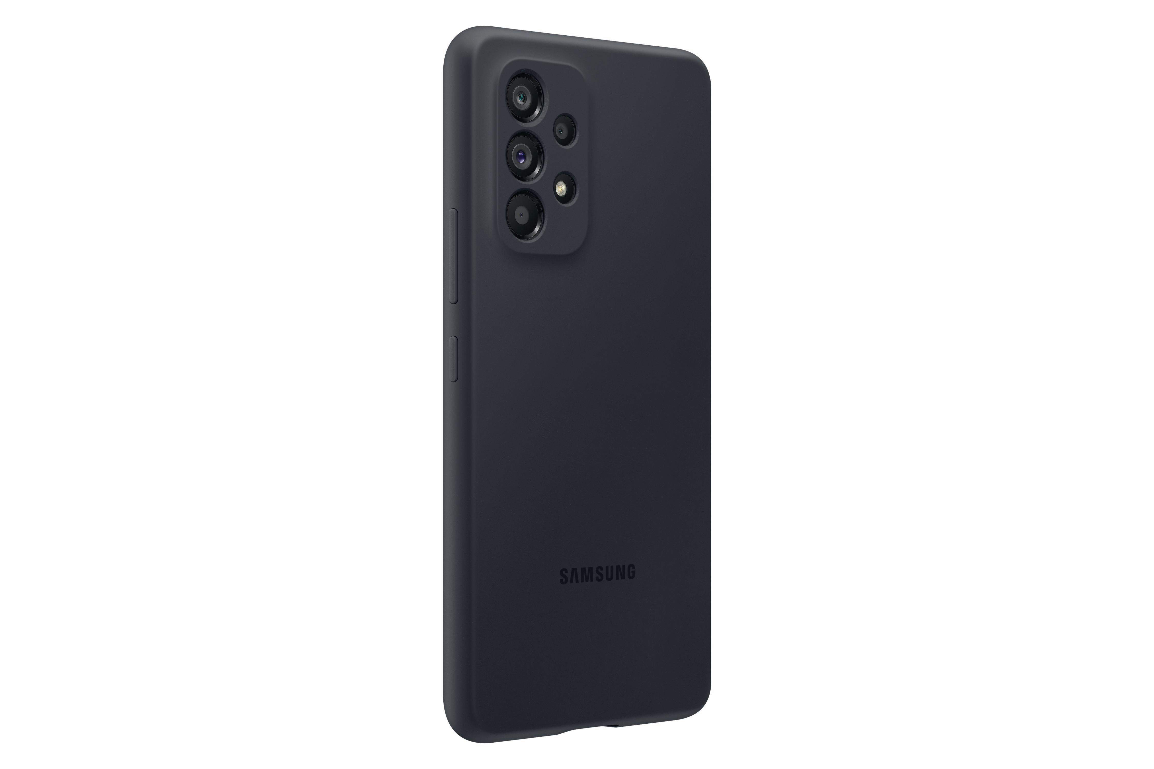 SAMSUNG Silicone Cover, A53 Samsung, Backcover, 5G, Black