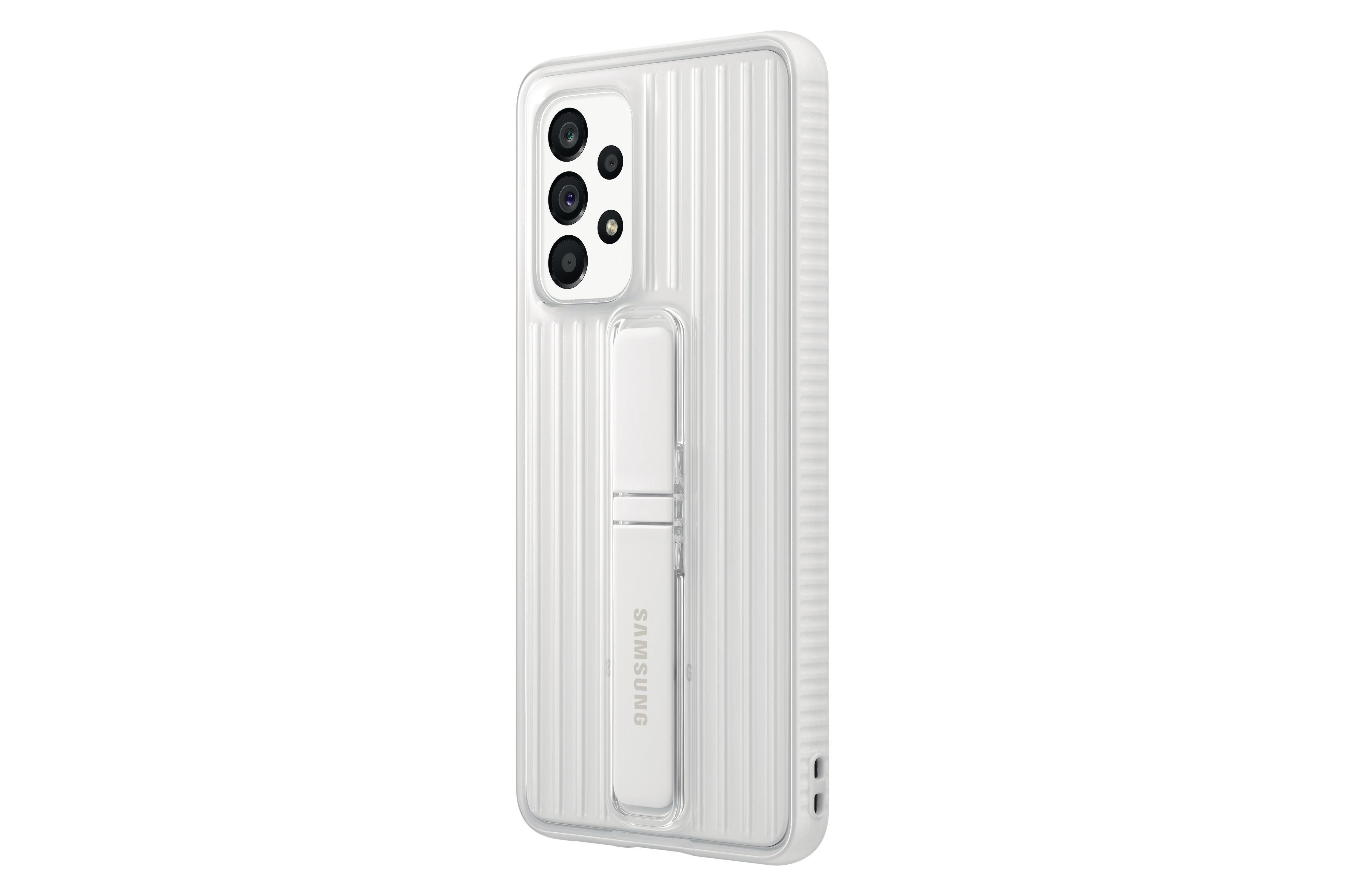 SAMSUNG Protective Standing Cover, Backcover, Samsung, A53 5G, White