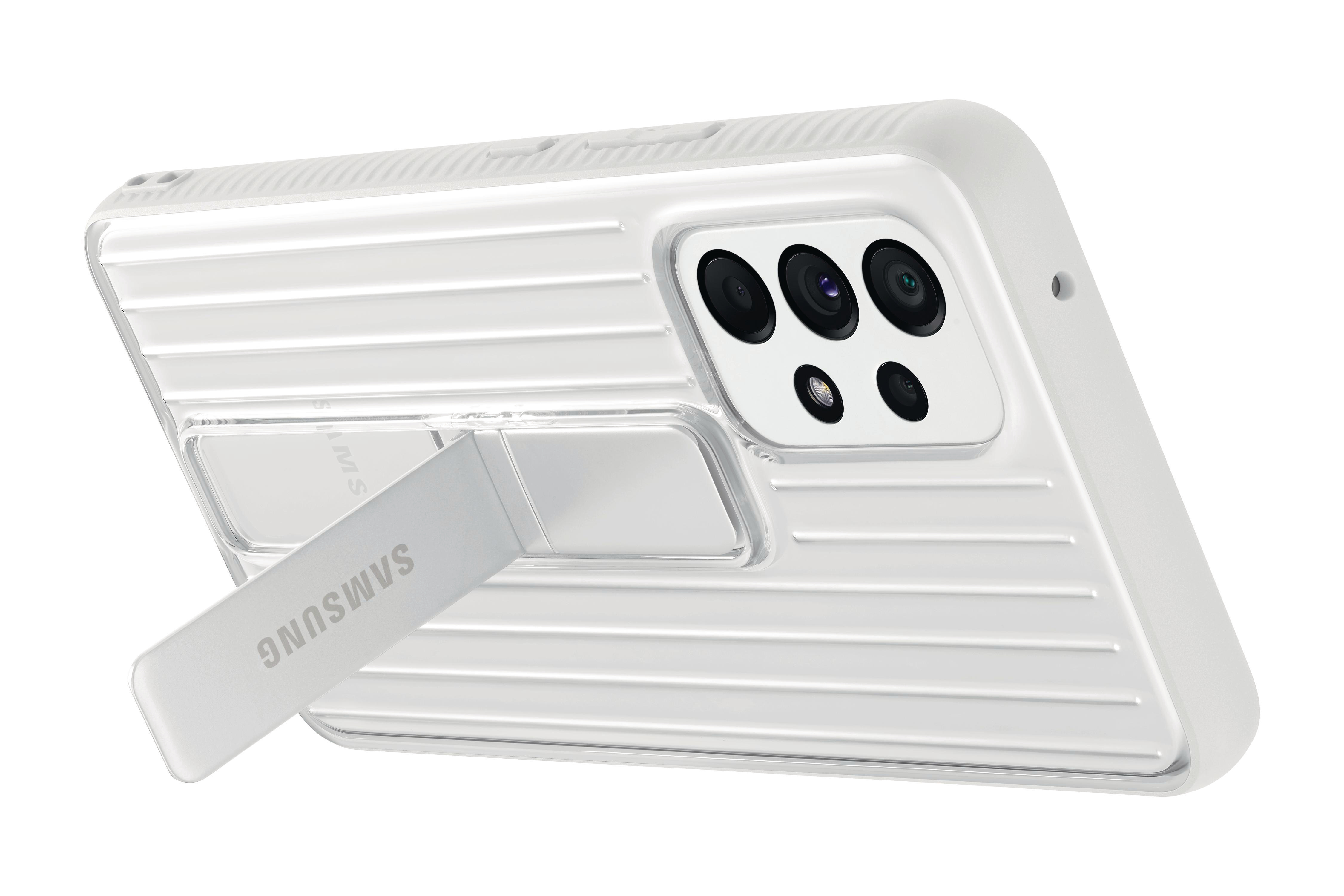 SAMSUNG Protective Standing Cover, Backcover, Samsung, A53 5G, White