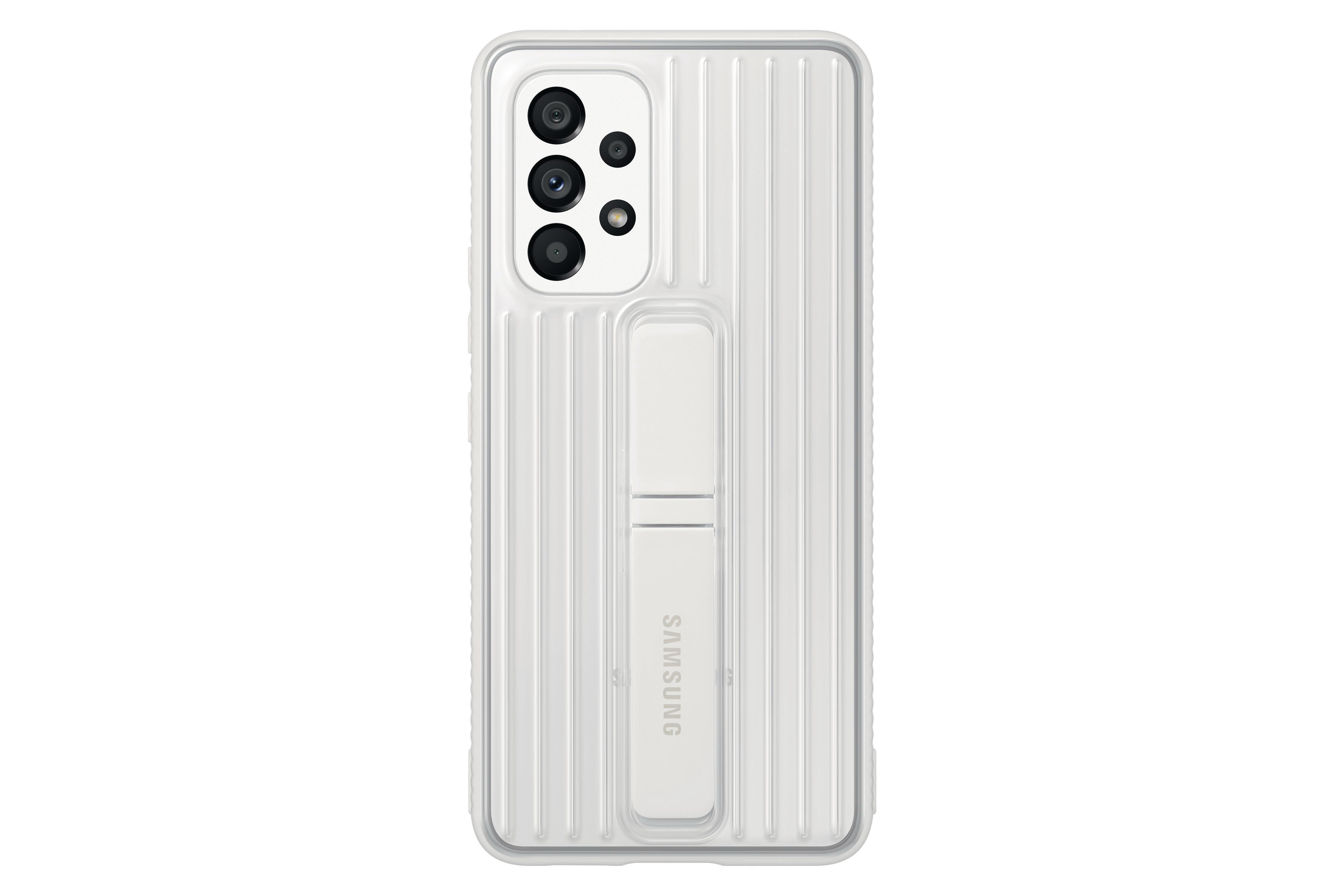 SAMSUNG Protective Standing Cover, Backcover, Samsung, A53 5G, White