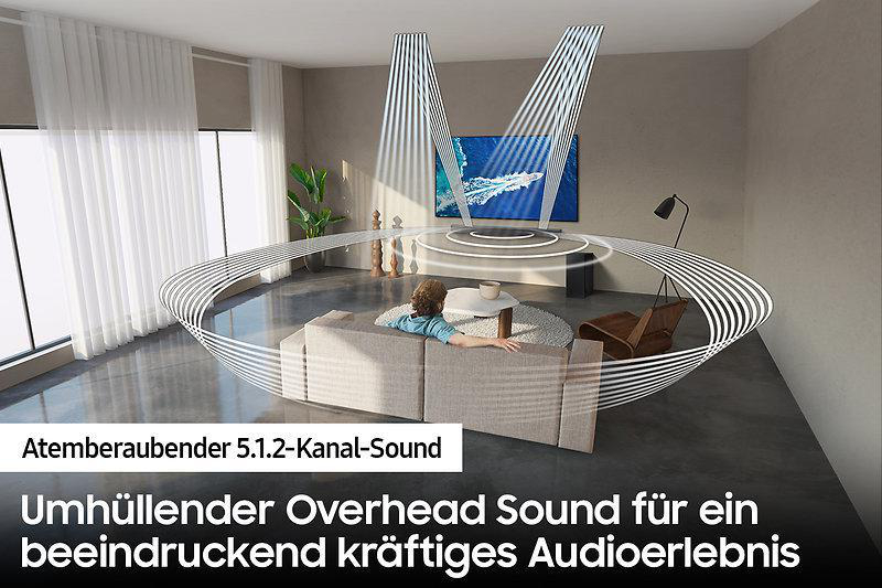 SAMSUNG HW-Q810B/ZG, Soundbar, Titanschwarz