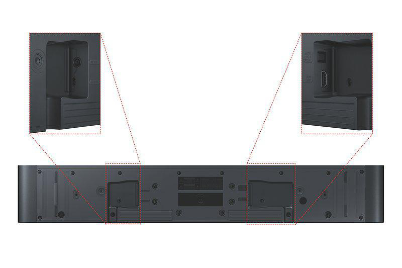 SAMSUNG HW-S56B/ZG, Soundbar, Dunkelgrau