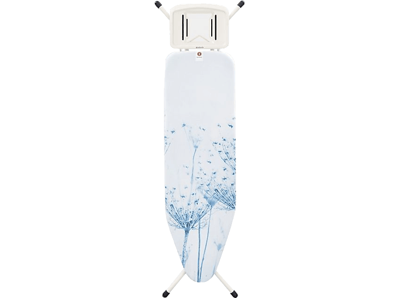 Brabantia Strijkplank B Met Stoomunithouder 124x38 Cm Cotton Flower - White (108822)