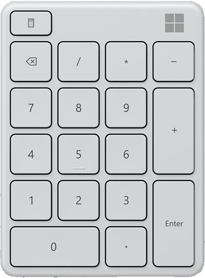 MICROSOFT Numeriek toetsenbord Glacier (23O-00029)