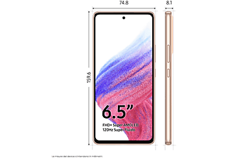SAMSUNG Galaxy A53 5G, 128 GB, Awesome Peach