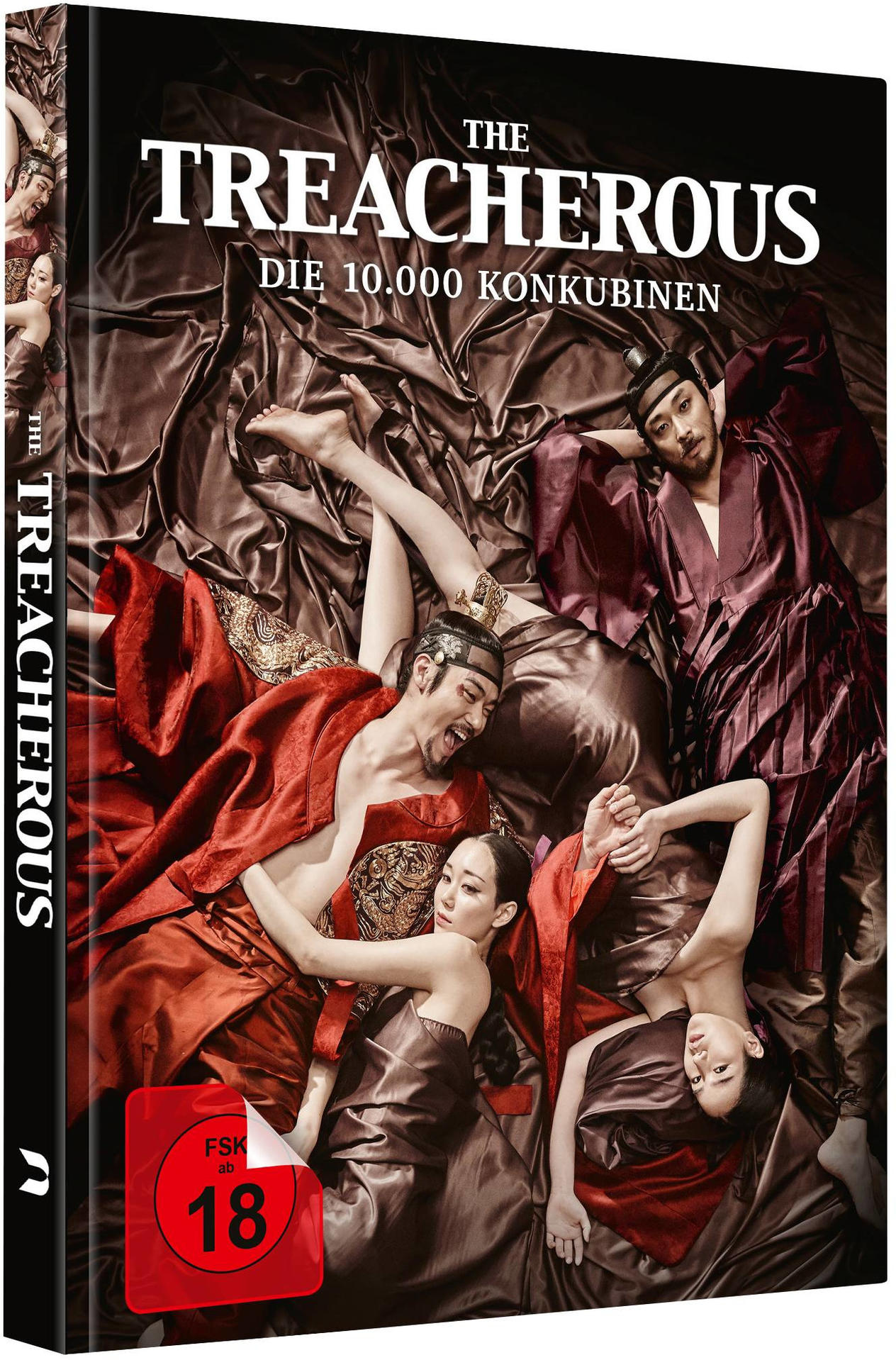 DVD-Cover eines Films mit mehreren Personen auf einem Bett.