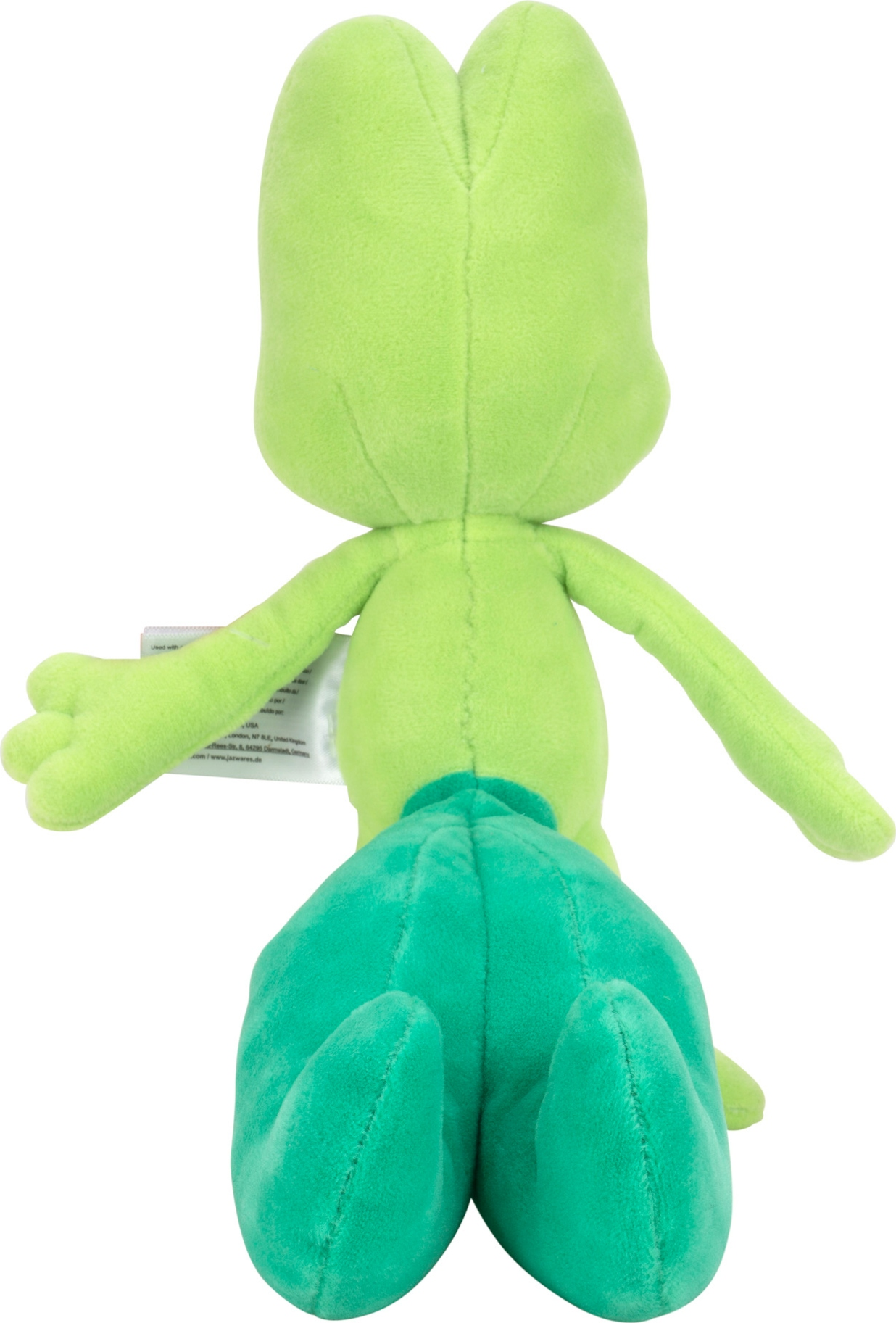 JAZWARES Pokémon: Geckarbor (20 cm) - Plüschfigur (Grün/Rot/Gelb)