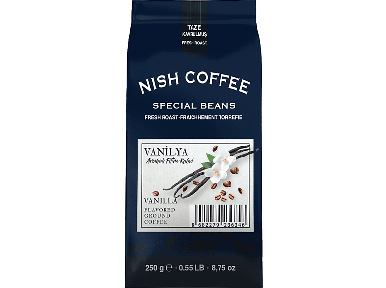 NISH Vanilya Aromalı 250g Filtre Kahve