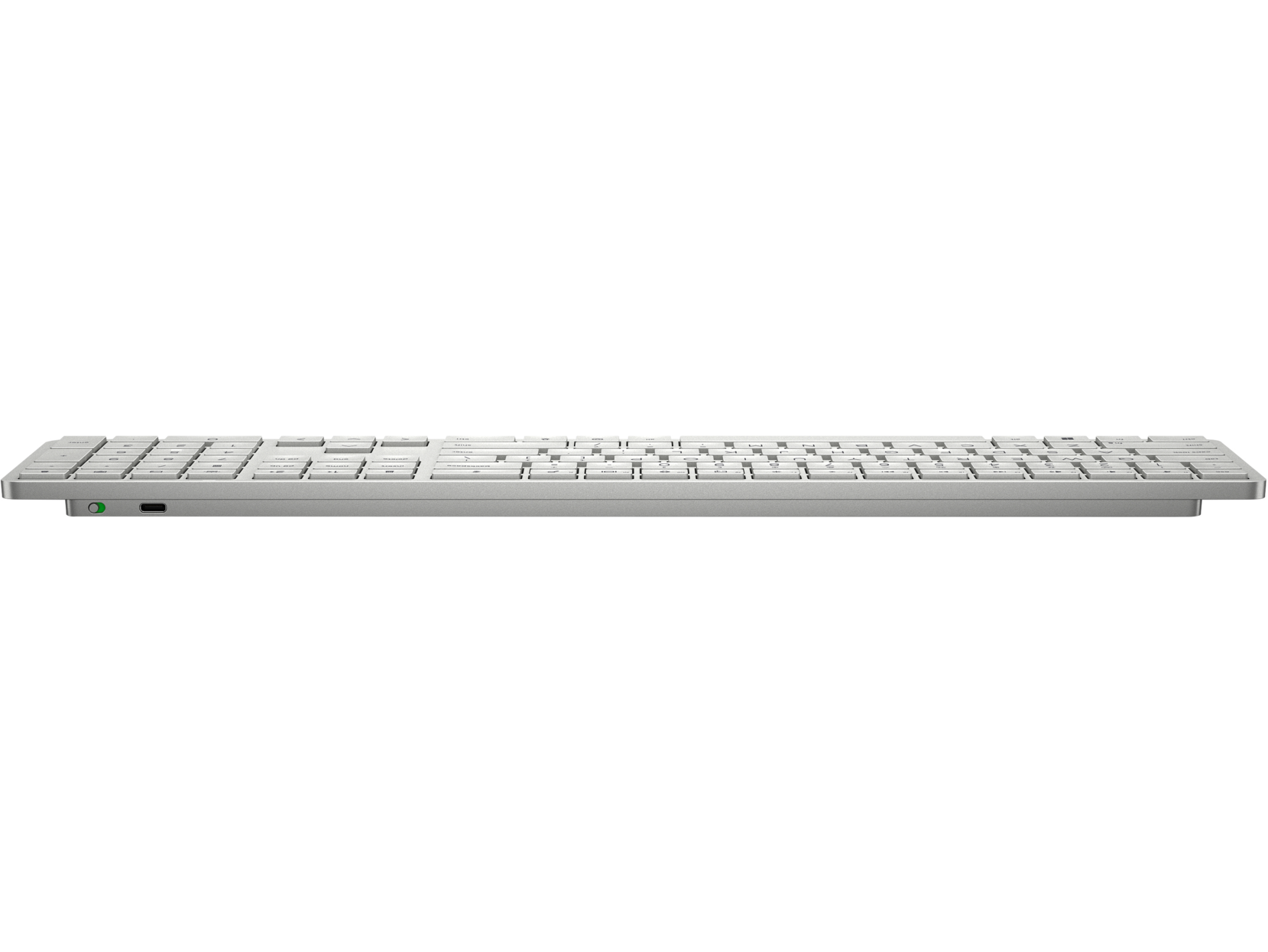 Teclado - Teclado inalámbrico programable HP 970, 3Z729AA, USB e Inalámbrico, Retroiluminación, Plata