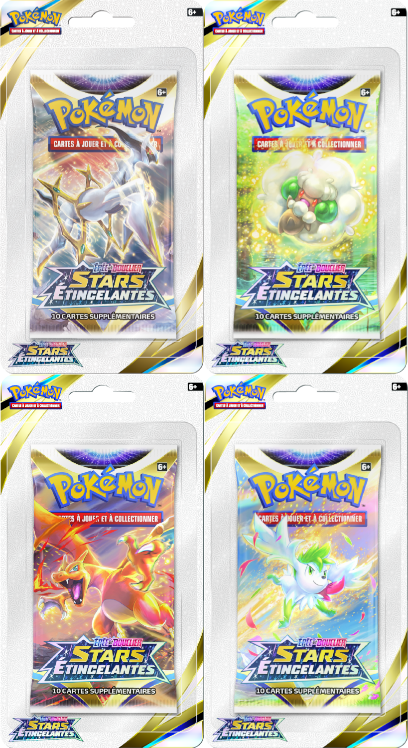 Epée Et Bouclier Stars Etincelantes Blister FR
