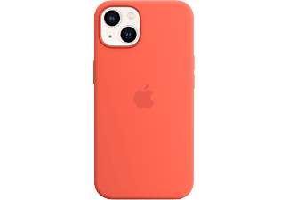 APPLE iPhone 13 MagSafe rögzítésű szilikon tok, nektarin (mn643zm/a)
