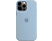 APPLE iPhone 13 Pro Max MagSafe rögzítésű szilikon tok, ködkék (mn693zm/a)