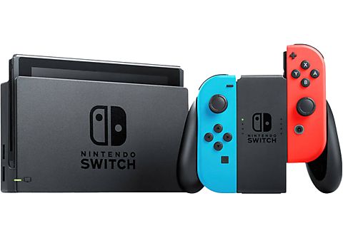 Consola  Nintendo Switch, 6.2, Joy-Con, Azul y Rojo Neón