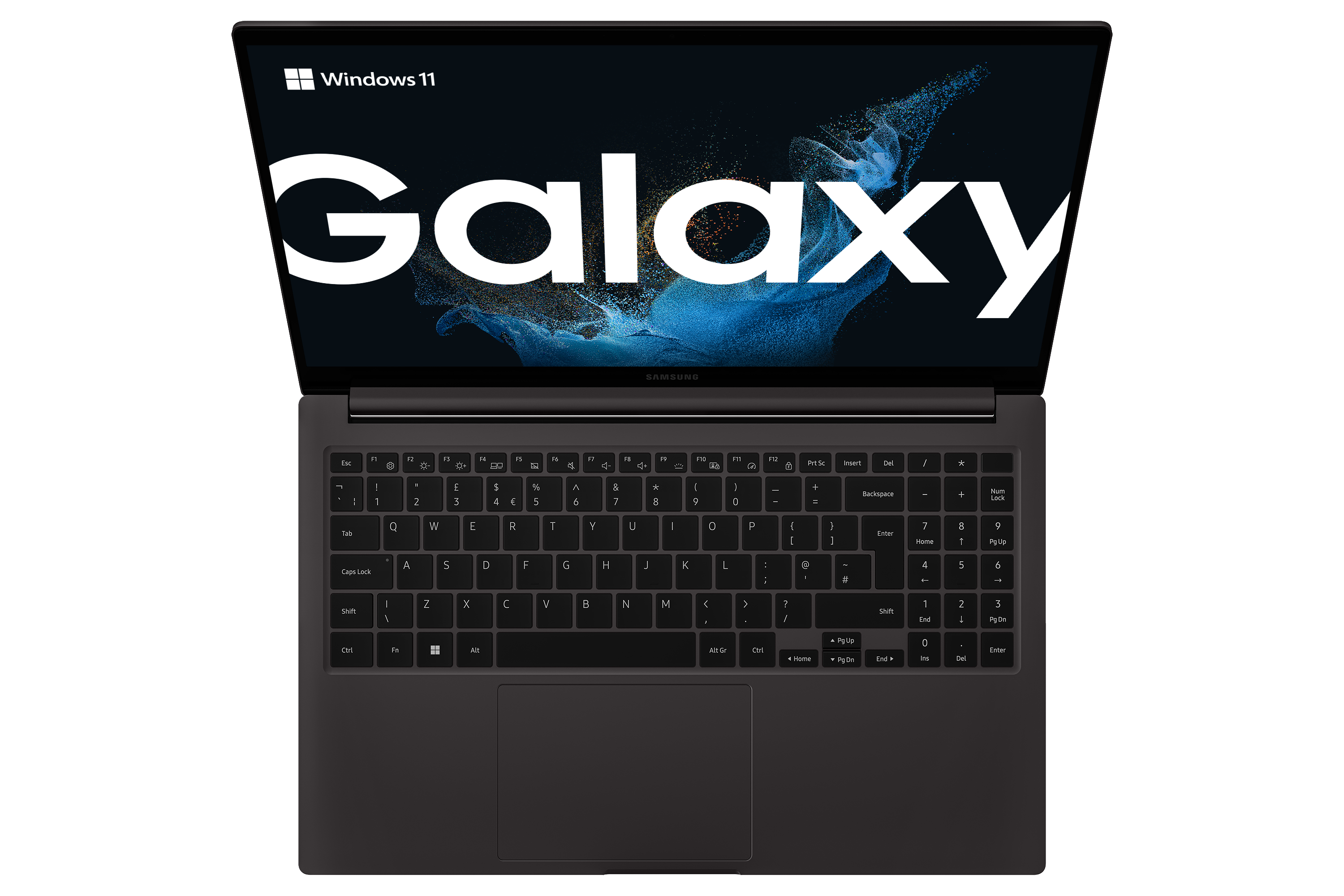 SAMSUNG Galaxy Book2, Notebook mit Zoll Iris® Intel® RAM, GB Core™ GB 8 SSD, Graphite Display, 512 i5 15,6 Xe, Prozessor, Intel®