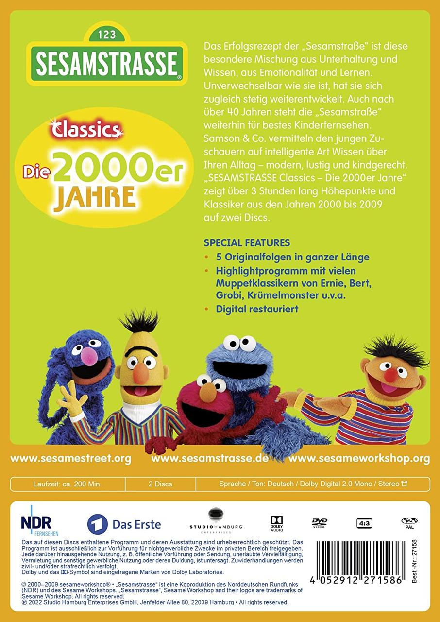 DVD 2000er Classics Jahre – Die Sesamstraße