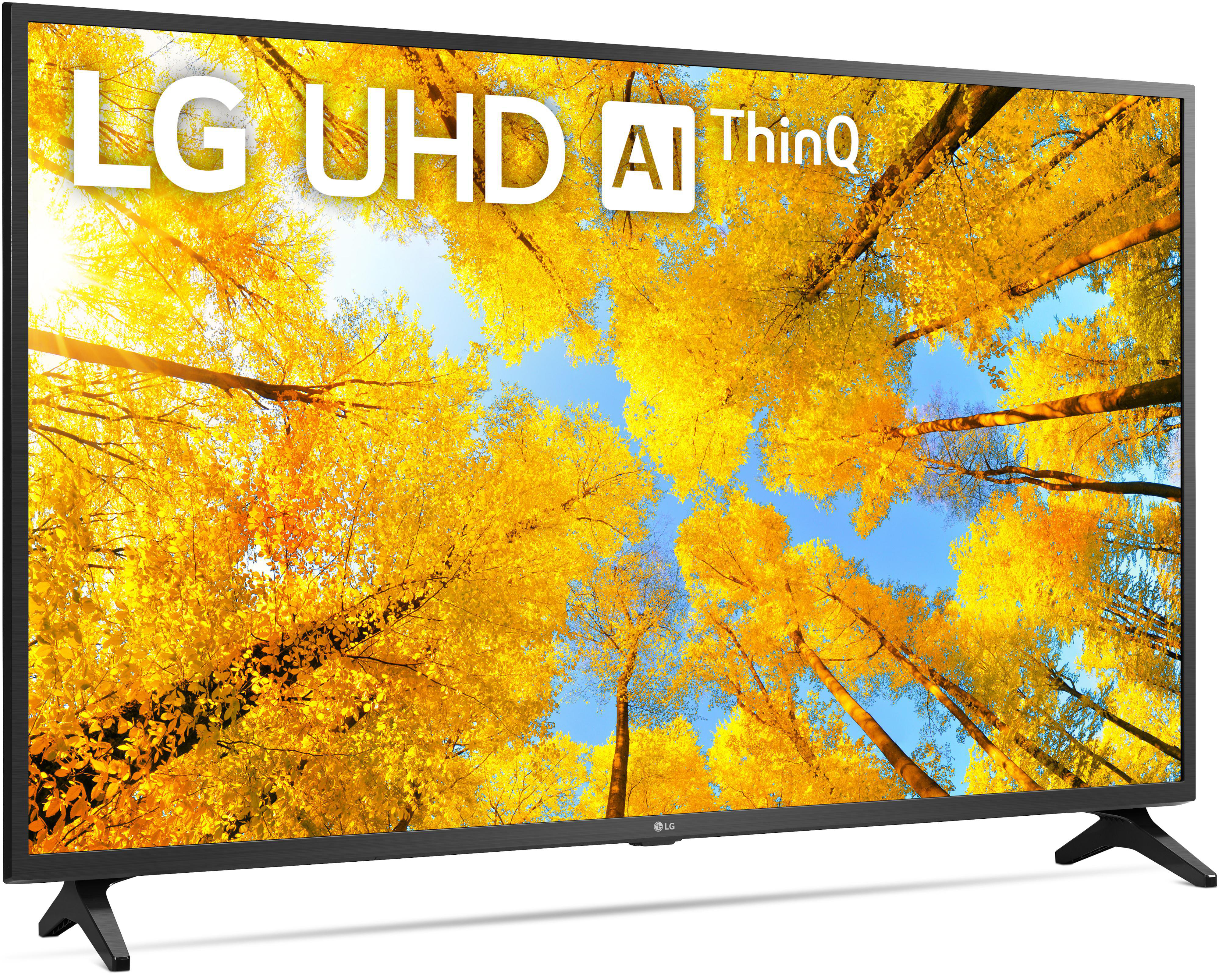 LG 55UQ75009LF LED TV (Flat, 55 Zoll / 139 cm, UHD 4K, SMART TV, webOS 22 mit LG ThinQ)
