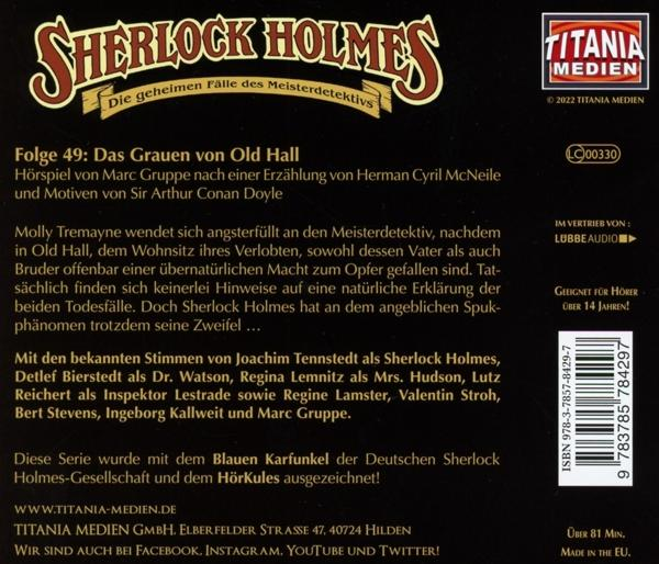 Holmes Sherlock - Sherlock Holmes-Folge 49  - (CD)