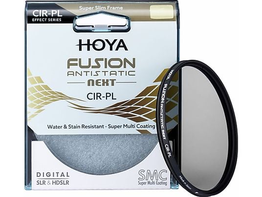HOYA CIR-PL Fusion Antistatico 62 mm - Filtro polarizzatore (Nero)