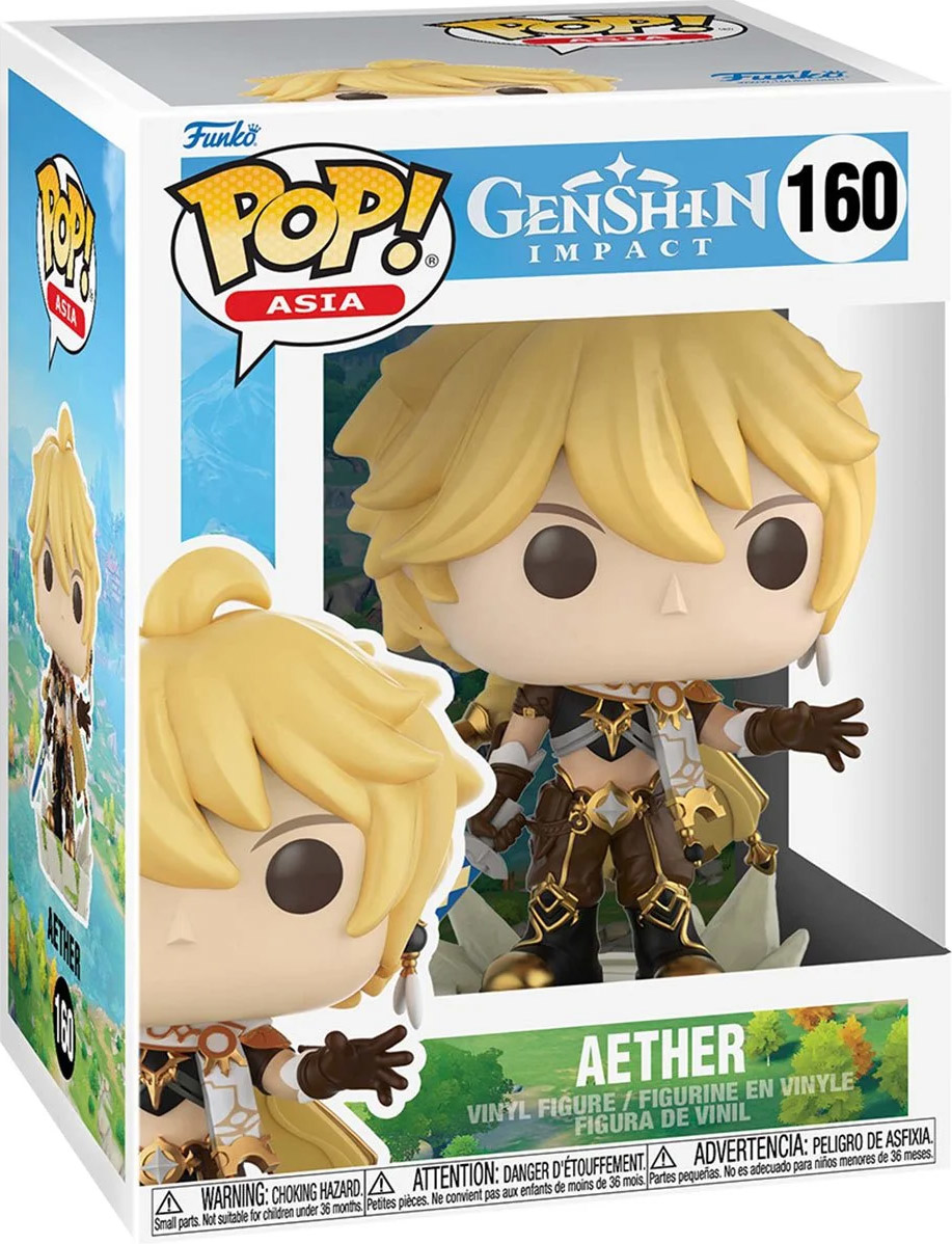 FUNKO POP! Asia: Genshin Impact - Aether - Personaggi da collezione (Multicolore)