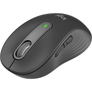 Ratón inalámbrico - Logitech M650 Signature, Clics silenciosos, Botones personalizables, Bluetooth-USB, Multisistema, Pilas 2 años, Negro