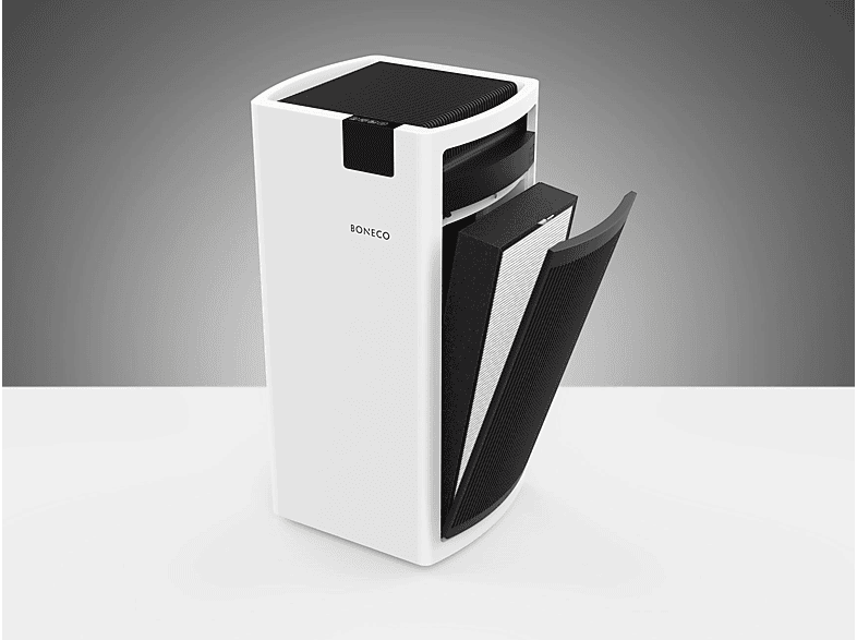 Thumbnail - BONECO P710 Luftreiniger Weiß/Schwarz (67 Watt, Raumgröße: 72 m², 2-in-1 Filterpacket: HEPA- und Aktivkohlefilter)