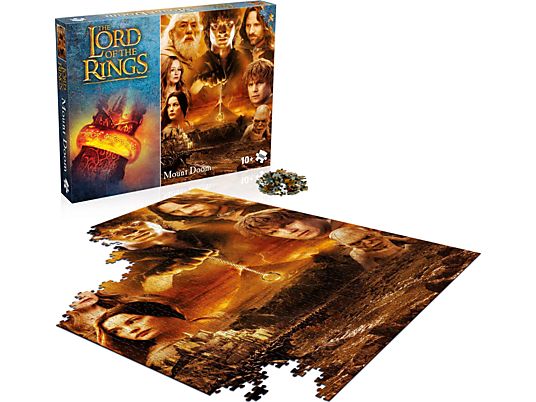 WINNING MOVES Seigneur des Anneaux - Mount Doom (1000 pièces) - puzzle (Multicolore)