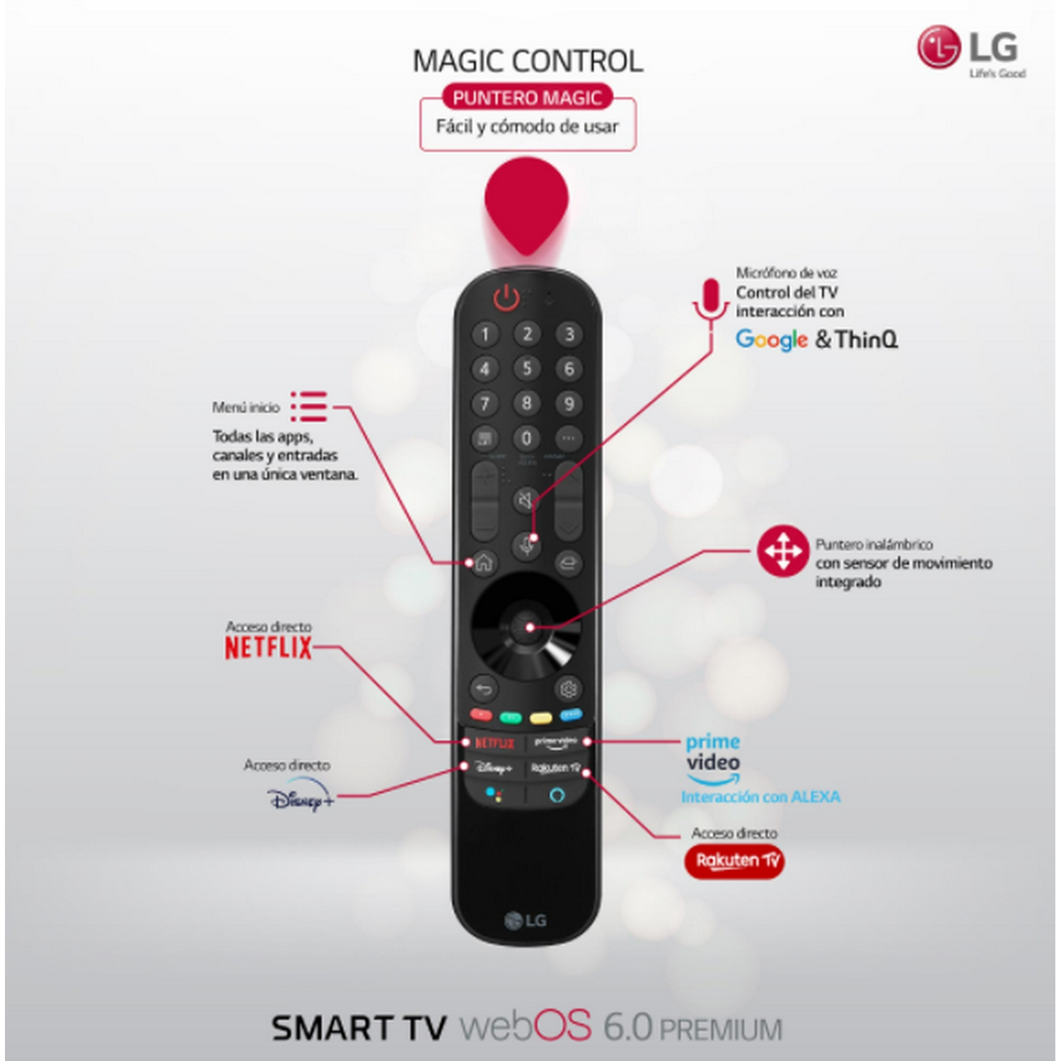 TV LED 65" - LG 65UP81006LA, 4K UHD, SmartTV webOS 6.0, 4k Quad Core, Azul