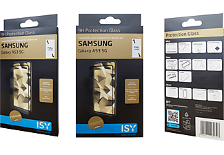 ISY Premium Schutzglas für Samsung Galaxy A53 5G, black frame, 2.5D