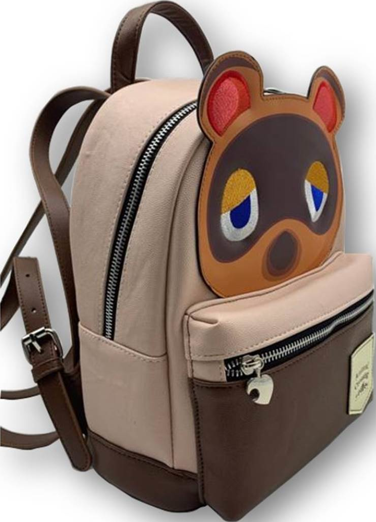 RED ROBIN Animal Crossing - Tom Nook - Sac à dos (Marron/beige/bleu)